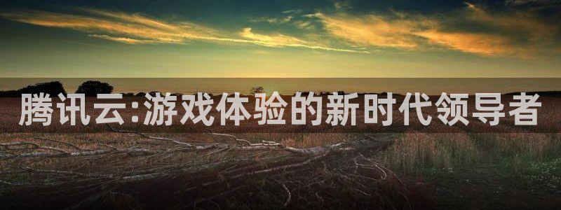 沐鸣1平台登录线路：腾讯云:游戏体验的新时代领导者