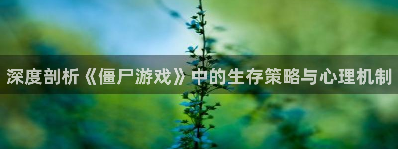 沐鸣注册：深度剖析《僵尸游戏》中的生存策略与心理机制