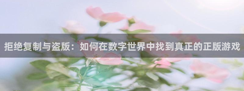沐鸣1在线登录：拒绝复制与盗版：如何在数字世界中找到真正的正